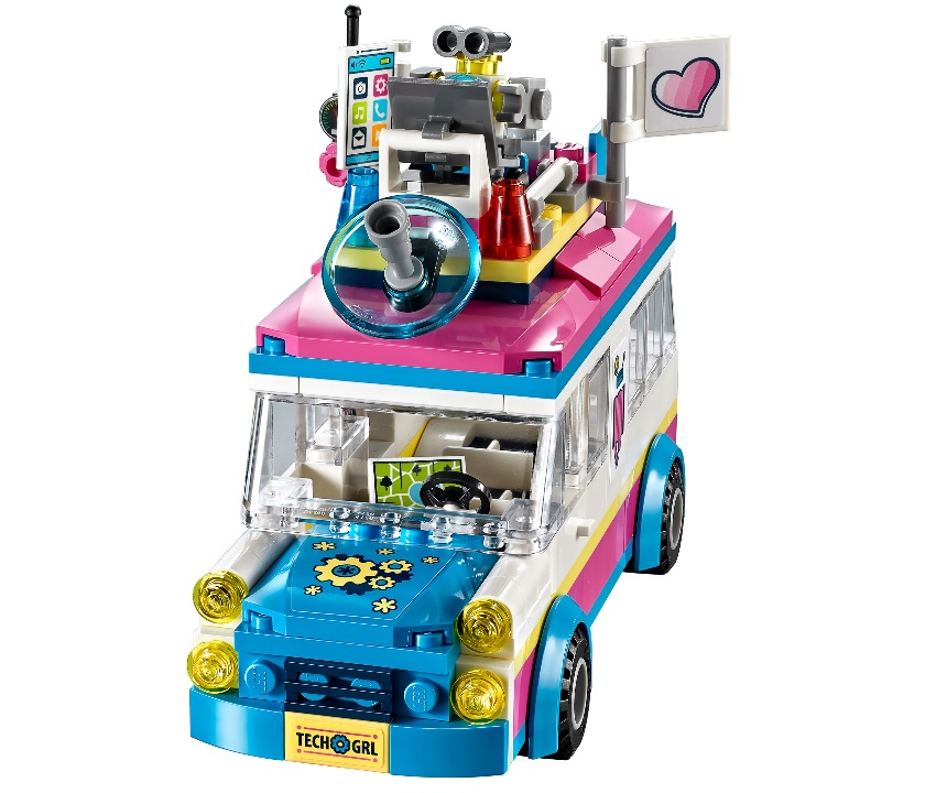 Конструктор из серии Lego Friends - Передвижная научная лаборатория Оливии  